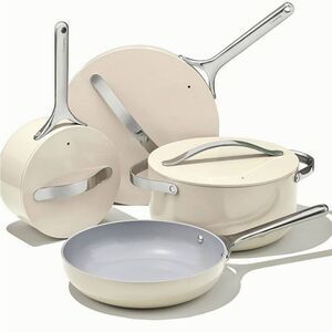 Caraway Home 12-PC Cookware Box Set- Cream